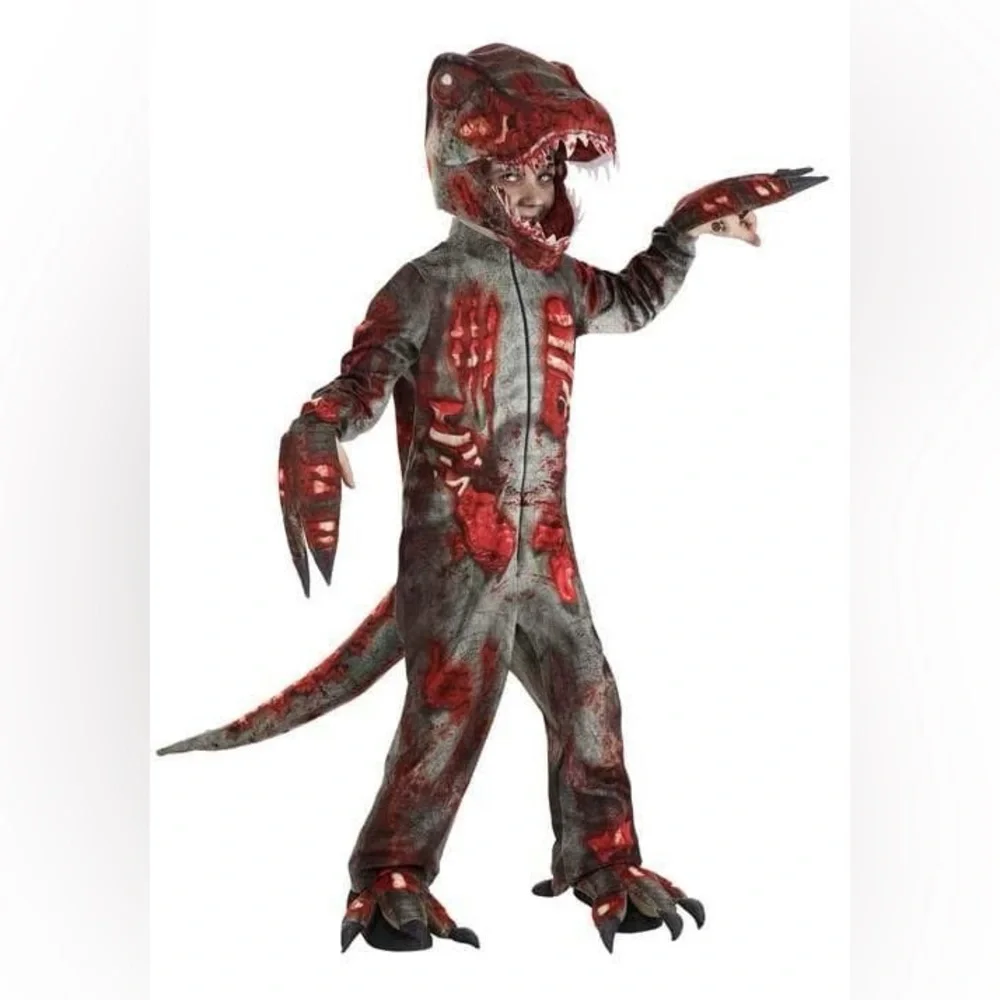 Kids Zombie Dinosaur Costume size 5/6